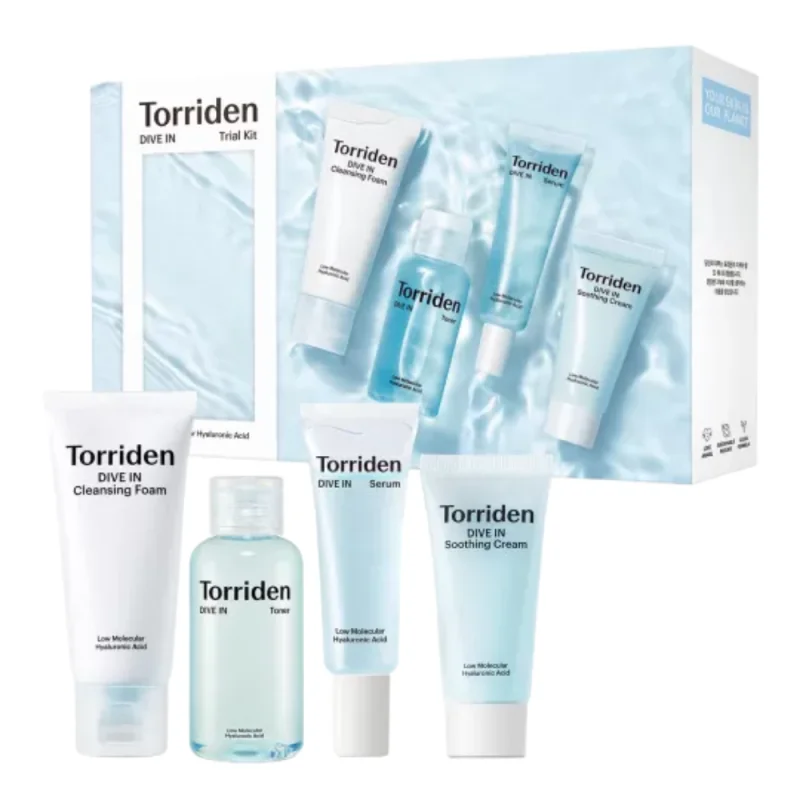 Torriden Kit Découverte à l'Acide Hyaluronique - 4 produits