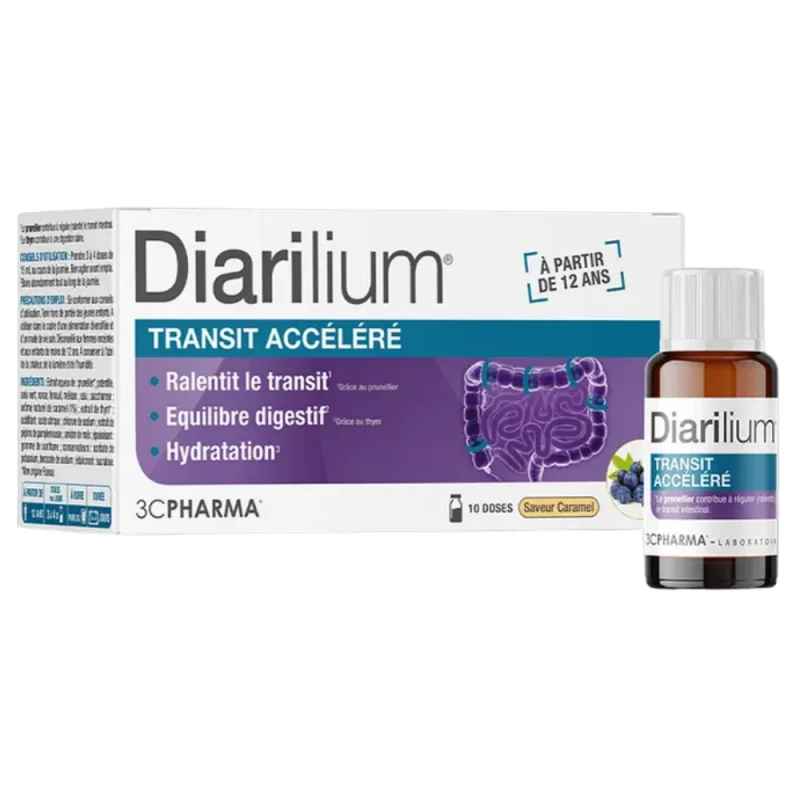 3C Pharma Dialirium Transit Accéléré 10 monodoses de 15ml