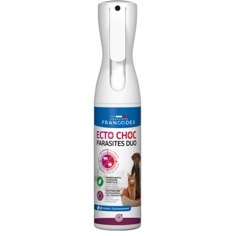 Francodex Brumisateur Ecto Choc Parasites Duo Francodex – 290 ml