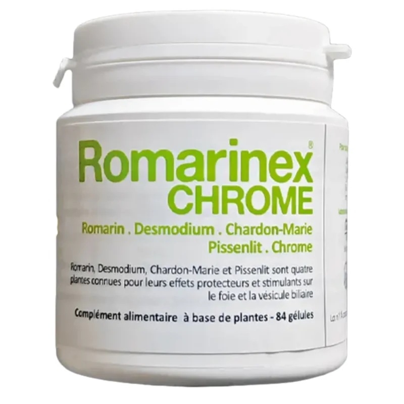 Dissolvurol Romarinex Chrome 84 gélules
