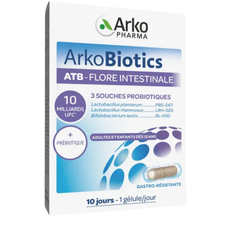 Arko Pharma Arkobiotics ATB Flore intestinale 10 gélules