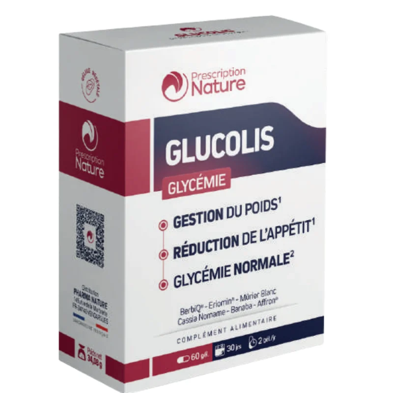 Prescription Nature Glucolis 60 gélules