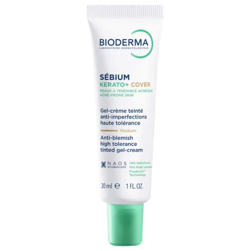 Bioderma Sébium Kerato+ COVER gel-crème teinté anti-imperfections 30ml