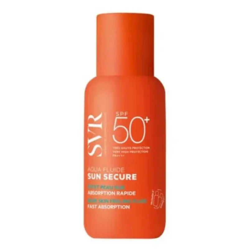 SVR SUN SECURE - Aqua Fluide Solaire SPF50+ - Peaux Sensibles, 50ml
