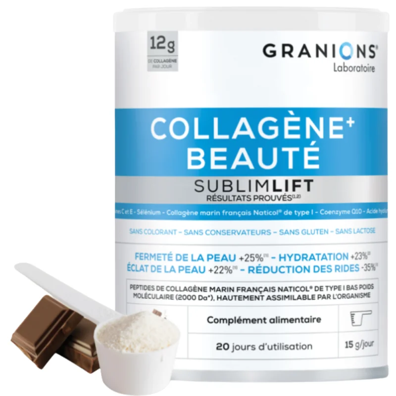 Granions Collagène+ Beauté SublimLift - Goût Chocolat 300 g