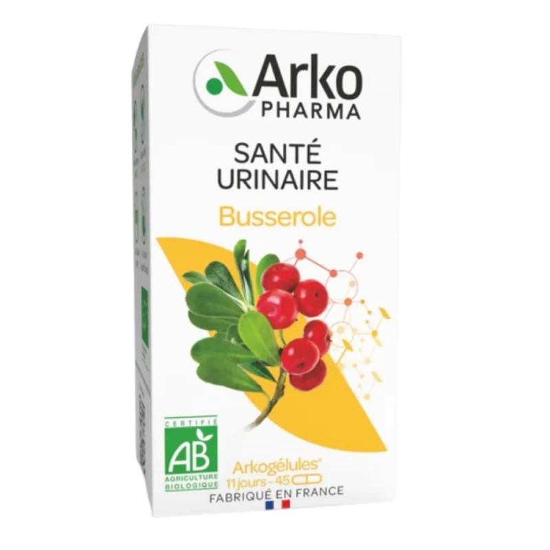 Arkopharma ARKOGÉLULES - Santé Urinaire Busserole, 45 Gélules