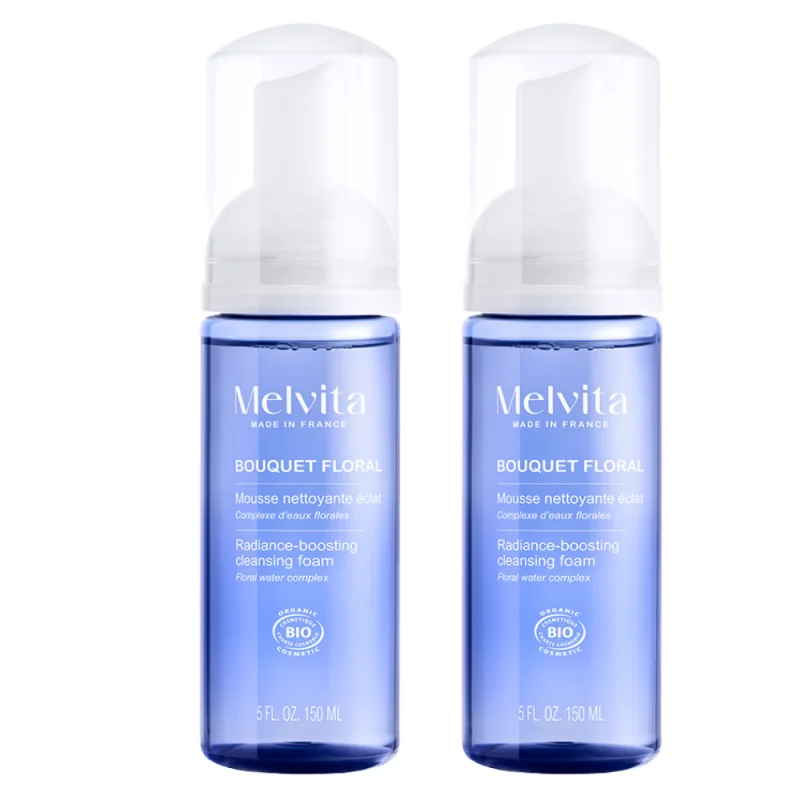 Melvita Duo Mousse Nettoyante Bouquet Floral 2x150 ml