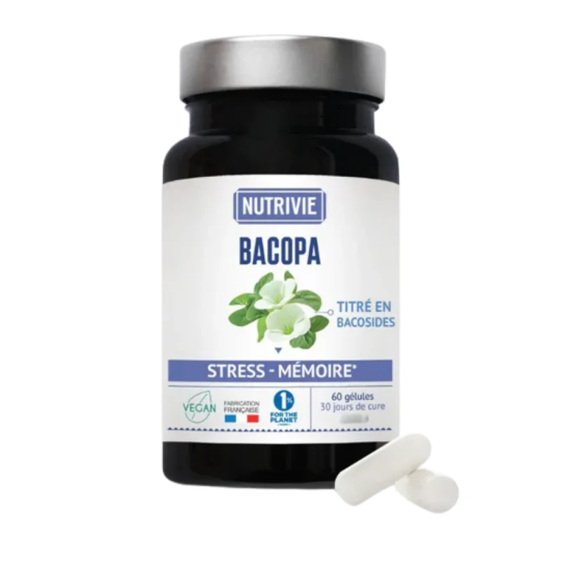 Nutrivie – Bacopa Bio 800 mg 60 gélules