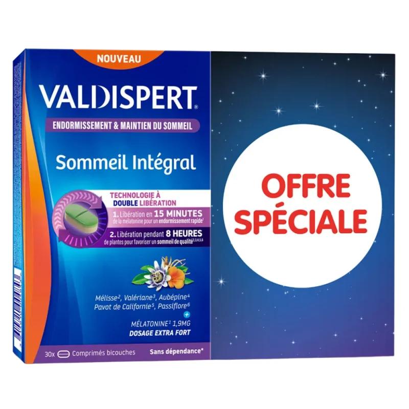 Valdispert Sommeil Intégral 2x30 Comprimés