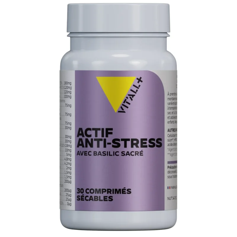 Vit'All + Actif Anti-Stress 30 comprimés