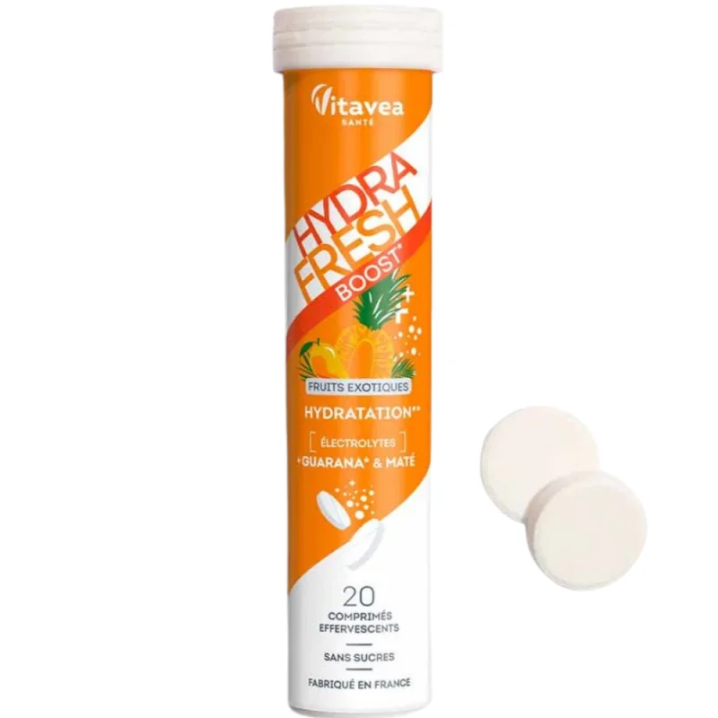 Vitavea Santé Hydratation Boost Guarana & Maté 20 comprimés