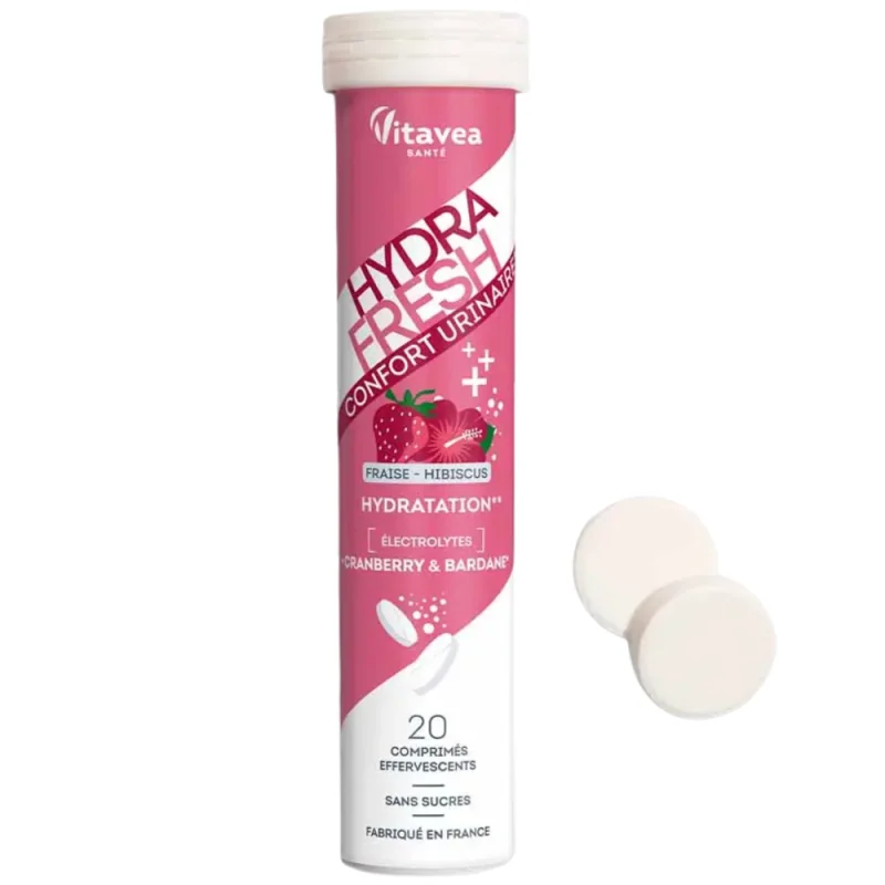 Vitavea Hydrafresh hydratation & Énergie 20 comprimés effervescents