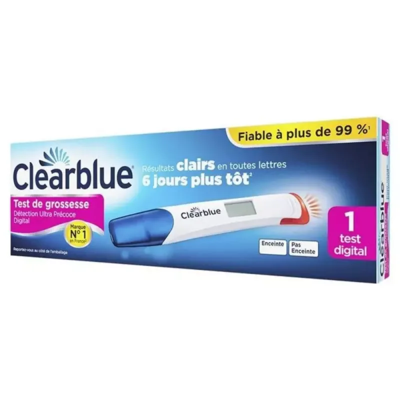 Clearblue Test de Grossesse Précoce Avancé - Détection 6 jours - x 1