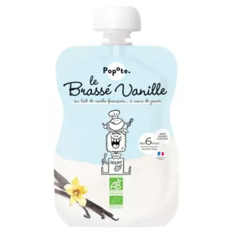 Popote Gourde Le Brassé Vanille Purée Dès 6 Mois Bio 100 g
