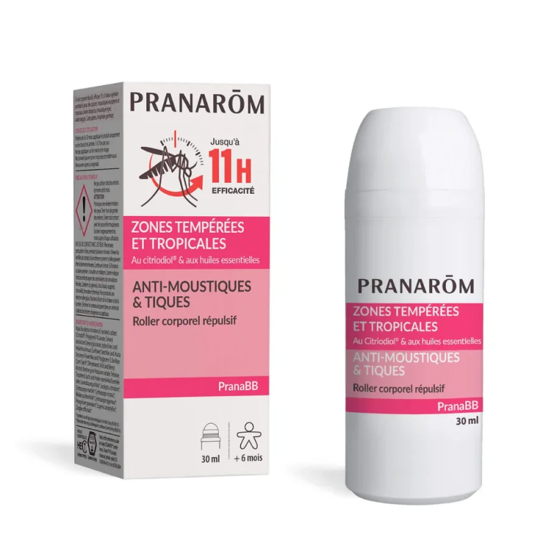 Pranarom Roller anti-moustiques & tiques pour bébé
