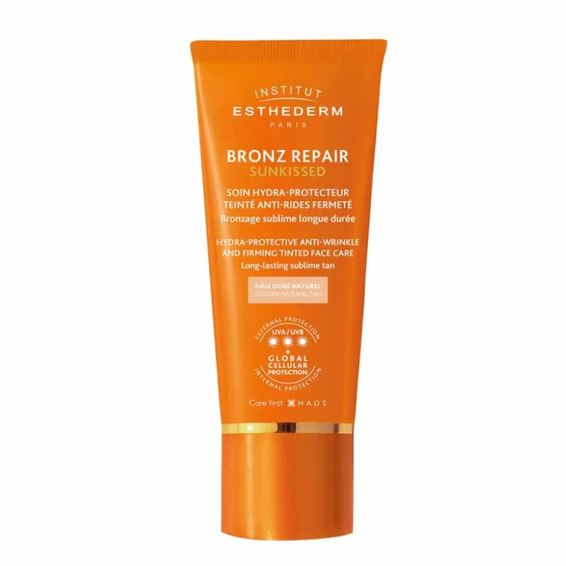 Esthederm Bronz Repair Sunkissed Soin Protecteur Teinte Anti Rides Soleil Fort 50ml