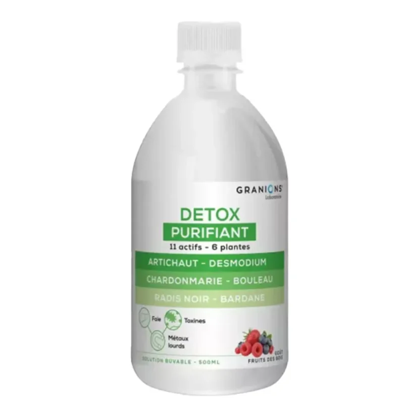 Granions Minceur Détox Boisson Fruits Rouges 500ml