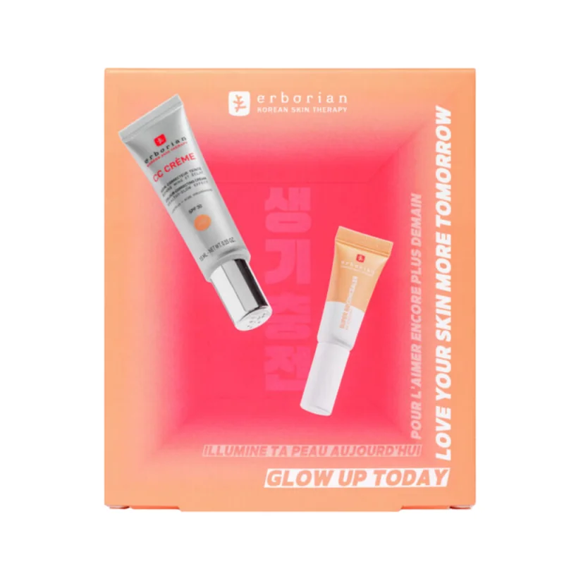 Erborian Coffret Le Duo Bonne Mine CC Dorée 15 ml