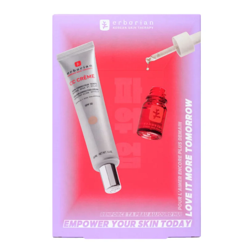 Erborian Coffret Les Iconiques CC Crème Claire 40 ml + Skin Thérapy 10 ml