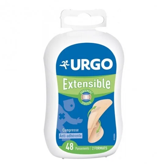 Urgo extensible 48 pansements 2 formats