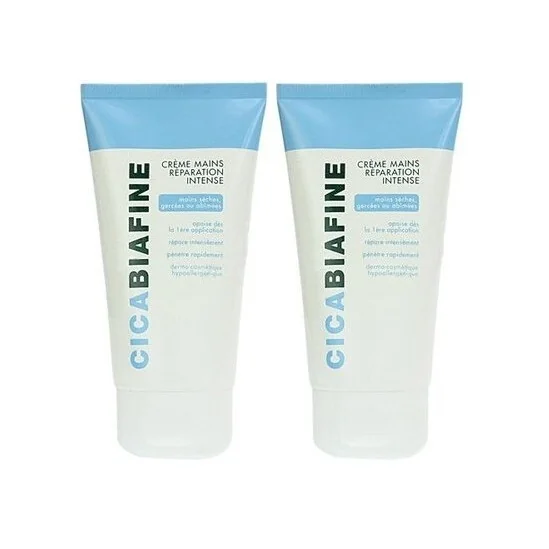 CicaBiafine crème mains réparation intense 2x75ml