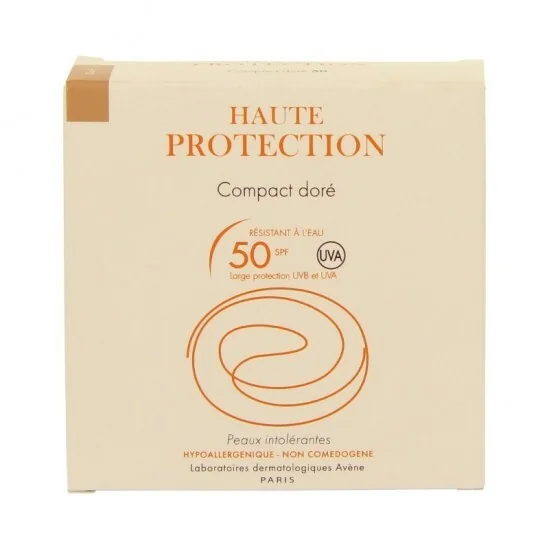Avène solaire poudre compact protection teintée dorée spf 50+ 10g