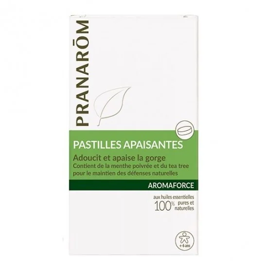 Pranarôm aromaforce pastilles pour la gorge x21