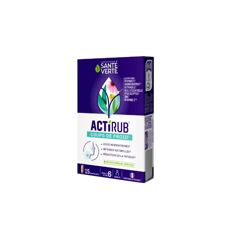 Santé verte actirub 15 comprimés