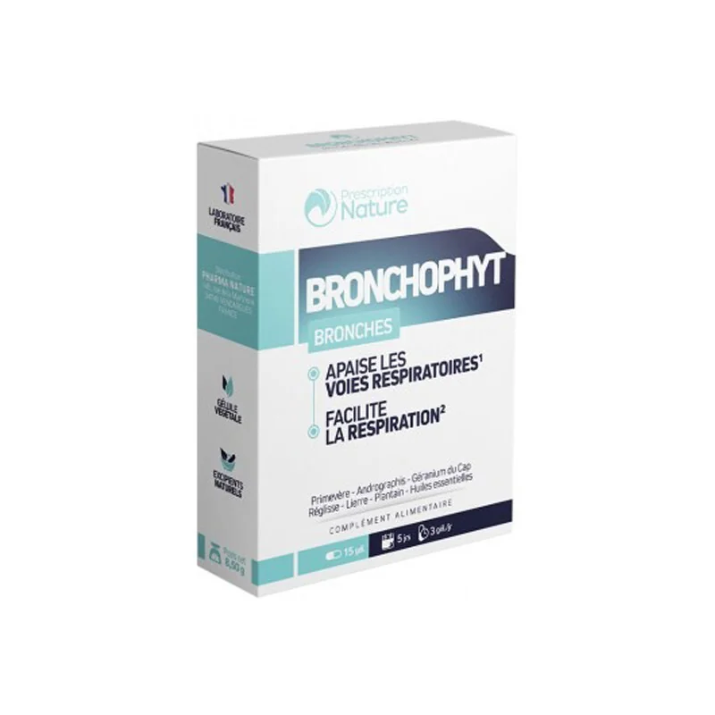Prescription Nature Bronchophyt 15 gélules