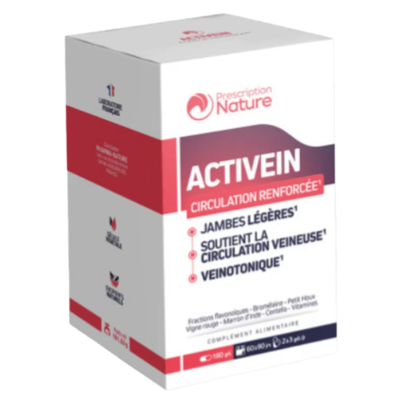Prescritpion Nature Activein 180 gélules