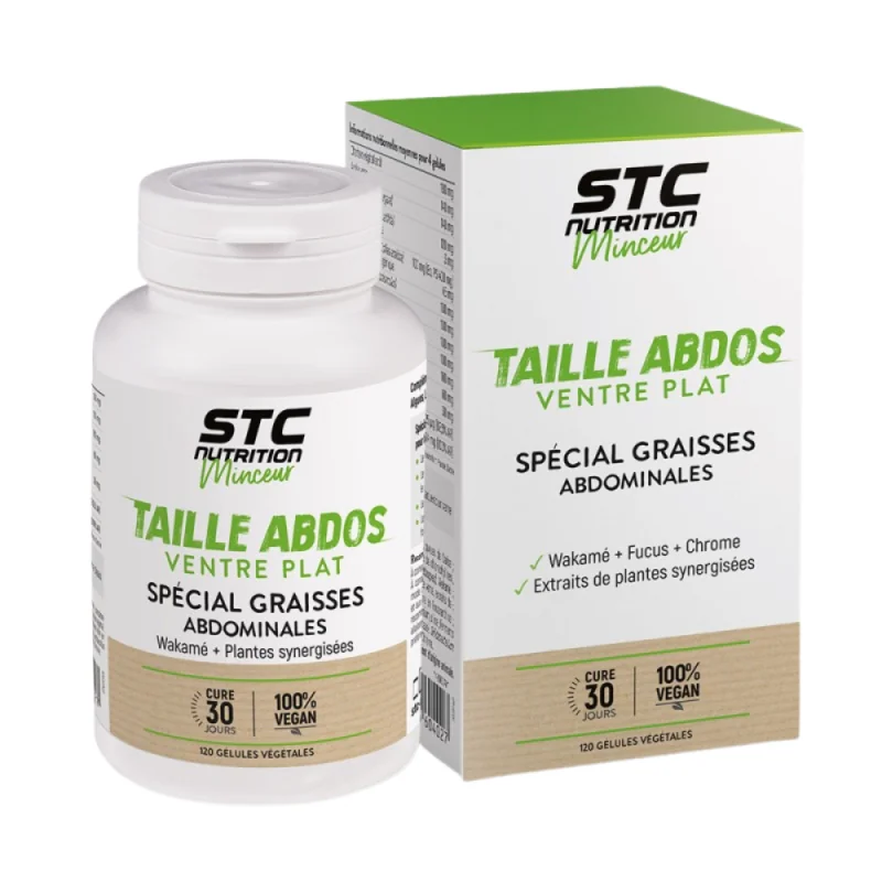 STC Nutrition Taille Abdos Ventre Plat 120 gélules