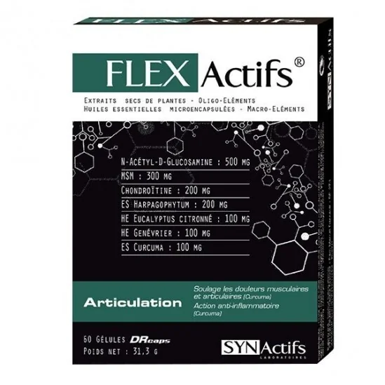 Synactifs Flex Actifs articulation 60 gélules