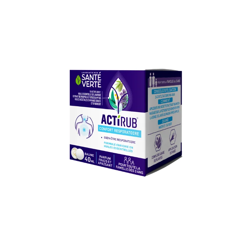 Santé Verte actirub baume pectoral 40ml