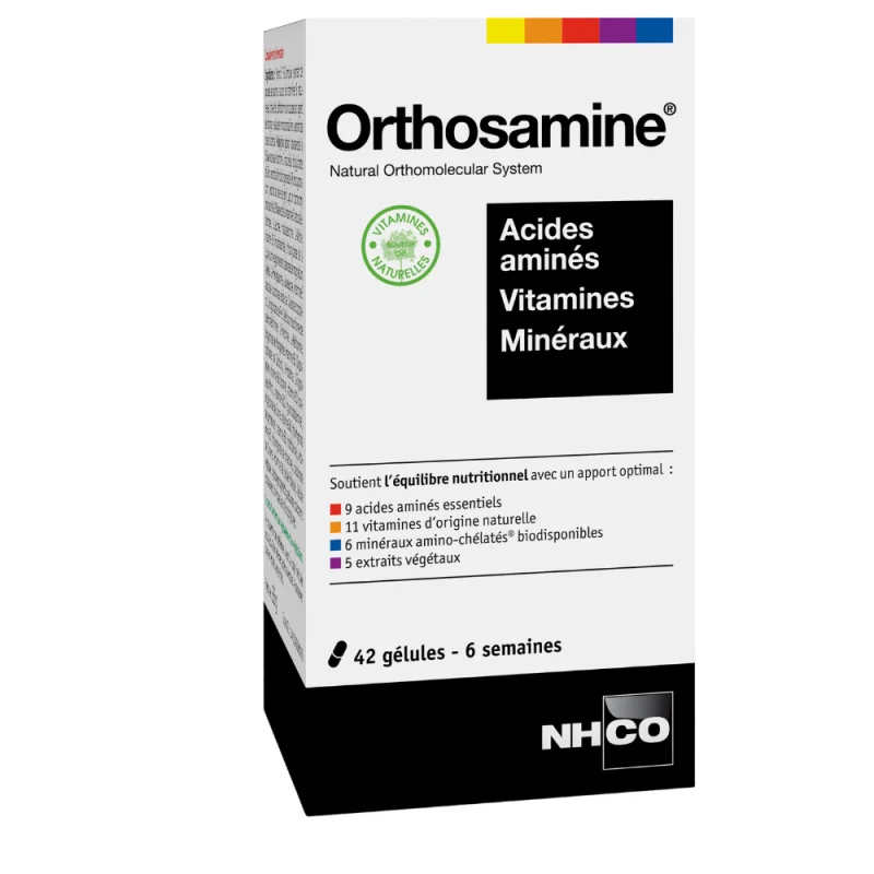 NHCO Orthosamine® – Équilibre Nutritionnel & Vitalité 42 gélules