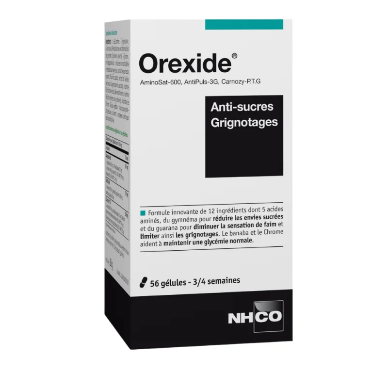 NHCO Orexide® – Anti-sucres & Coupe-faim – 56 gélules