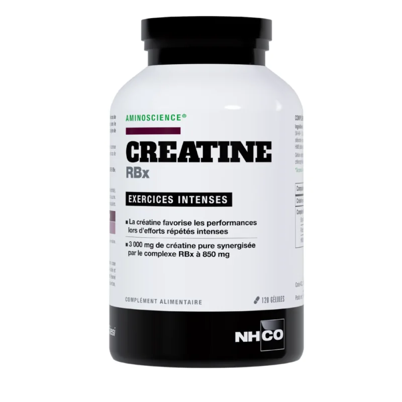 NHCO Creatine RBX Exercices Intenses 120 gélules