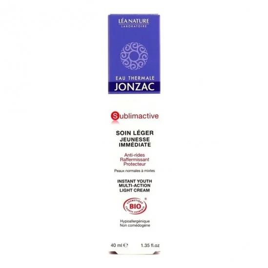 Eau de Jonzac sublimactive soin léger jeunesse immédiate 40ml