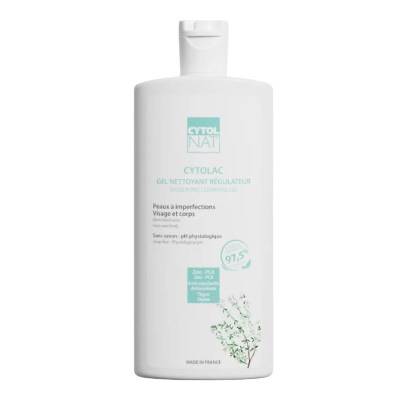 Cytolnat Cytolac gel nettoyant  régulateur 250ml