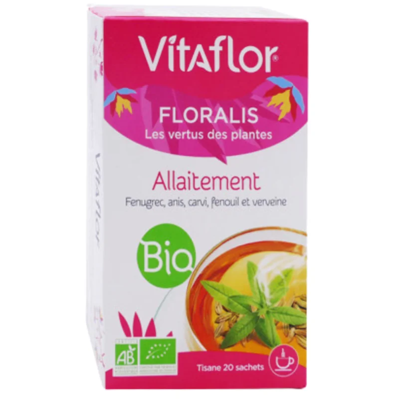 Vitaflor Bio tisane allaitement 20 sachets
