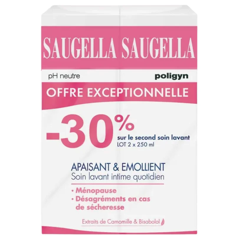 Saugella Poligyn Lot de 2 x 250ml