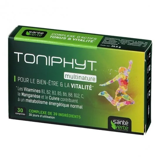 Santé verte toniphyt multinature 30 comprimés