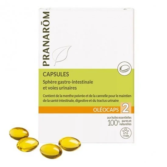 Pranarôm oléocaps 2 santé intestinale 30 capsules