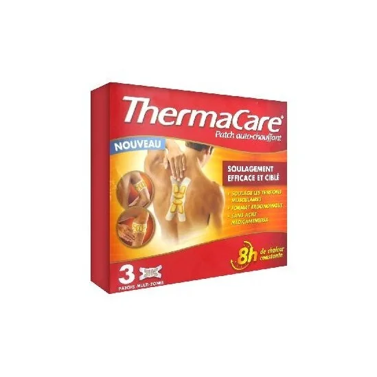 ThermaCare Patch Auto-Chauffant 8h Multi-Zones 3 Patchs