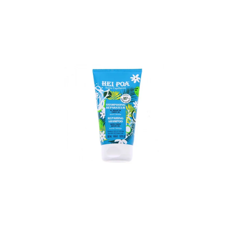Hei Poa Shampooing réparateur au Monoï de Tahiti 150 ml