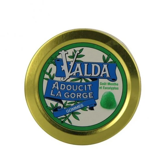 Valda pastillles gorge menthe eucalyptus 50 pastilles