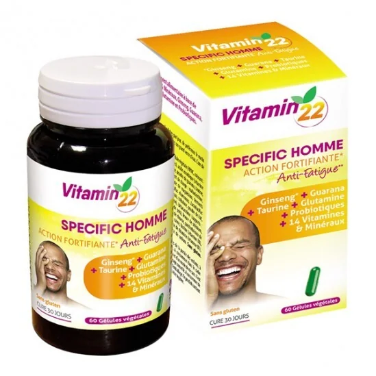 Ineldea vitamin'22 specific homme 60 gélules