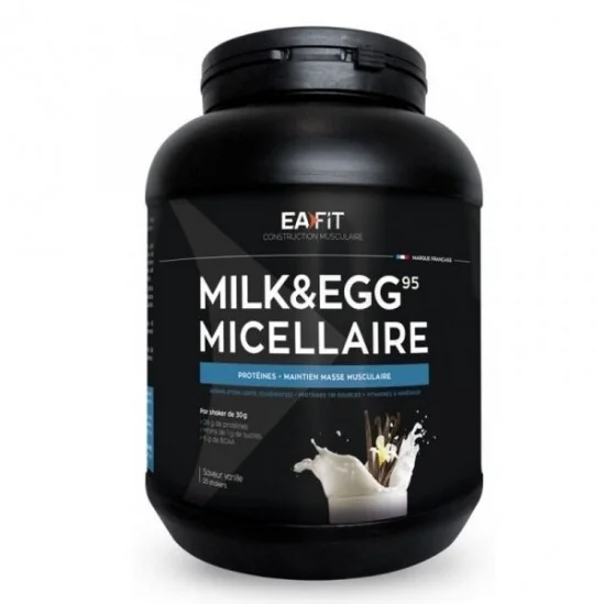 Eafit milk & egg 95 micellaire vanille 750g