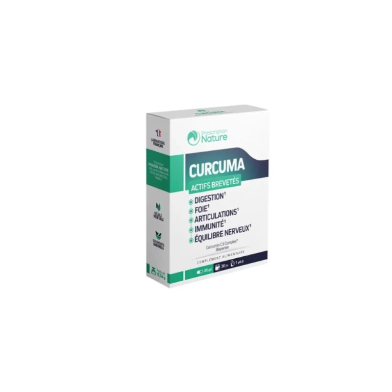 Prescription Nature Curcuma 30 gélules