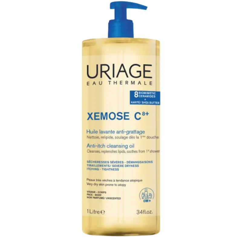 Uriage Xémose C8+ Huile Lavante Anti-Grattage – 1L