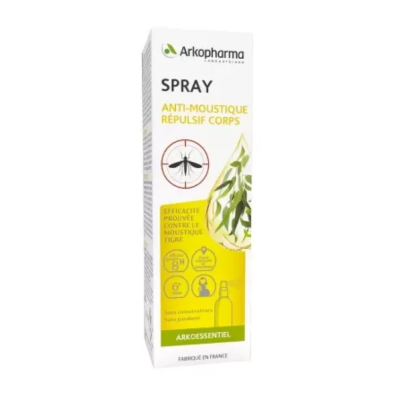 Arkopharma arko essentiel spray anti-moustiques 60 ml